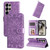 Samsung Galaxy S25 Ultra 5G Embossed Sunflower Leather Phone Case - Purple Samsung Galaxy S25 Ultra 5G Embossed Sunflower Leather Phone Case - Purple