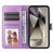 Samsung Galaxy S25 Ultra 5G Embossed Sunflower Leather Phone Case - Purple Samsung Galaxy S25 Ultra 5G Embossed Sunflower Leather Phone Case - Purple