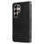 Samsung Galaxy S25 Ultra 5G Fashion Calf Texture Zipper Leather Phone Case - Black