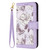 Samsung Galaxy S25 Ultra 5G Floral Pattern Leather Phone Case with Lanyard - Light Purple Samsung Galaxy S25 Ultra 5G Floral Pattern Leather Phone Case with Lanyard - Light Purple