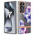 Samsung Galaxy S25 Ultra 5G Flowers and Plants Series IMD TPU Phone Case - Purple Begonia