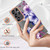 Samsung Galaxy S25 Ultra 5G Flowers and Plants Series IMD TPU Phone Case - Purple Begonia