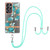 Samsung Galaxy S25 Ultra 5G Flowers and Plants Series IMD TPU Phone Case with Lanyard - Blue Rose Samsung Galaxy S25 Ultra 5G Flowers and Plants Series IMD TPU Phone Case with Lanyard - Blue Rose