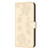 Samsung Galaxy S25 Ultra 5G Four-leaf Embossed Leather Phone Case - Gold