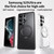 Samsung Galaxy S25 Ultra 5G Frosted 360 Degree MagSafe Magnetic Holder Phone Case - Silver
