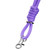 Samsung Galaxy S25 Ultra 5G GKK Space Series Full Coverage Phone Case with Crossbody Rope - Purple