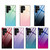 Samsung Galaxy S25 Ultra 5G Gradient Color Glass Phone Case - Purple Red