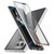 Samsung Galaxy S25 Ultra 5G HD Full Cover Magnetic Metal Tempered Glass Phone Case - Silver