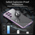 Samsung Galaxy S25 Ultra 5G HD Full Cover Magnetic Metal Tempered Glass Phone Case - Silver