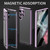 Samsung Galaxy S25 Ultra 5G HD Full Cover Magnetic Metal Tempered Glass Phone Case - Silver