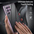 Samsung Galaxy S25 Ultra 5G HD Full Cover Magnetic Metal Tempered Glass Phone Case - Silver