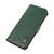 Samsung Galaxy S25 Ultra 5G KHAZNEH Side-Magnetic Litchi Genuine Leather RFID Phone Case - Green