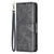 Samsung Galaxy S25 Ultra 5G Lambskin Texture Pure Color Flip Leather Phone Case - Black Samsung Galaxy S25 Ultra 5G Lambskin Texture Pure Color Flip Leather Phone Case - Black