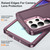 Samsung Galaxy S25 Ultra 5G Life Waterproof Rugged Phone Case - Purple + Pink
