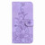 Samsung Galaxy S25 Ultra 5G Lily Embossed Leather Phone Case - Purple