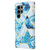 Samsung Galaxy S25 Ultra 5G Marble Bronzing Stitching Leather Phone Case - Blue