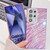 Samsung Galaxy S25 Ultra 5G Plating Glitter Texture TPU Phone Case with Lens Film - White Water Ripples