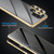 Samsung Galaxy S25 Ultra 5G Privacy Full Cover Magnetic Metal Tempered Glass Phone Case - Gold