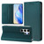 Samsung Galaxy S25 Ultra 5G RC01 Dual-Folded Magnetic Suction RFID Leather Phone Case - Dark Green