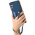 Samsung Galaxy S25 Ultra 5G Retro Cross Wristband Wallet Leather Back Phone Case - Blue