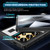 Samsung Galaxy S25 Ultra 5G Ring Holder Carbon Fiber PC Hybrid TPU Phone Case - White Samsung Galaxy S25 Ultra 5G Ring Holder Carbon Fiber PC Hybrid TPU Phone Case - White