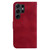 Samsung Galaxy S25 Ultra 5G Seven-shaped Embossed Leather Phone Case - Red