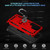 Samsung Galaxy S25 Ultra 5G Shockproof TPU + PC Phone Case - Red
