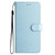Samsung Galaxy S25 Ultra 5G Silk Texture Horizontal Flip Leather Phone Case - Light Blue
