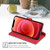 Samsung Galaxy S25 Ultra 5G Skin Feel Crocodile Magnetic Clasp Leather Phone Case - Red