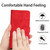 Samsung Galaxy S25 Ultra 5G Skin-feel Stitching Leather Phone Case - Red
