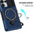 Samsung Galaxy S25 Ultra 5G Sliding Camshield MagSafe Holder TPU Hybrid PC Phone Case - Royal Blue
