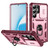Samsung Galaxy S25 Ultra 5G Sliding Camshield TPU Hybrid PC Phone Case with Holder - Pink+Rose Red