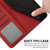 Samsung Galaxy S25 Ultra 5G Solid Calf Texture Flip Leather Phone Case - Red