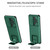 Samsung Galaxy S25 Ultra 5G Stereoscopic Holder Sliding Camshield Phone Case - Green