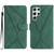 Samsung Galaxy S25 Ultra 5G Stitching Embossed Leather Phone Case - Green Samsung Galaxy S25 Ultra 5G Stitching Embossed Leather Phone Case - Green