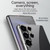 Samsung Galaxy S25 Ultra 5G SULADA Electroplating TPU Transparent Phone Case - Blue