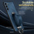 Samsung Galaxy S25 Ultra 5G SULADA PC Hybrid Leather Texture Skin Feel Shockproof Phone Case - Blue
