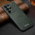 Samsung Galaxy S25 Ultra 5G SULADA Shockproof TPU Hybrid Handmade Leather Phone Case - Green