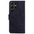 Samsung Galaxy S25 Ultra 5G Tiger Embossing Pattern Flip Leather Phone Case - Black