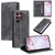 Samsung Galaxy S25 Ultra 5G Totem Embossed Magnetic Leather Phone Case - Grey