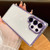 Samsung Galaxy S25 Ultra 5G Transparent Phone Case with Lens Film - Purple
