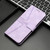 Samsung Galaxy S25 Ultra 5G Triangle Solid Color Leather Phone Case - Purple