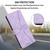 Samsung Galaxy S25 Ultra 5G Triangle Solid Color Leather Phone Case - Purple
