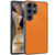 Samsung Galaxy S25 Ultra 5G Ultra-thin Plain Skin Leather Phone Case - Orange