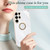 Samsung Galaxy S25 Ultra 5G XINLI Straight 6D Plating Gold Edge TPU Shockproof Case with Ring Holder - Mint Green