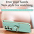 Samsung Galaxy S25 Ultra 5G XINLI Straight 6D Plating Gold Edge TPU Shockproof Case with Ring Holder - Mint Green
