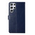 Samsung Galaxy S25 Ultra 5G Y-shaped Pattern Flip Leather Phone Case - Blue