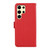 Samsung Galaxy S25 Ultra ABEEL Side-Magnetic Litchi Pattern Leather RFID Phone Case - Red