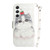 Samsung Galaxy S25+ 5G 3D Colored Horizontal Flip Leather Phone Case - Cute Cat