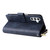 Samsung Galaxy S25+ 5G 9-Card Slots Zipper Wallet Bag Leather Phone Case - Blue